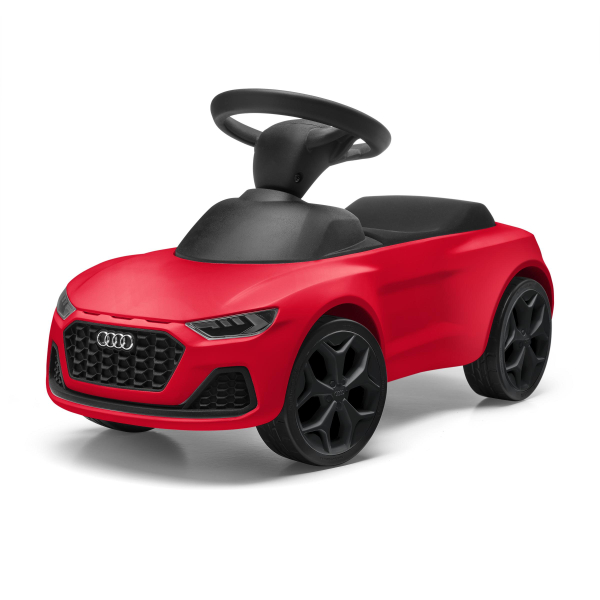 Audi Junior quattro Kinderauto rot Vorderansicht Rutschauto Audi Kinder