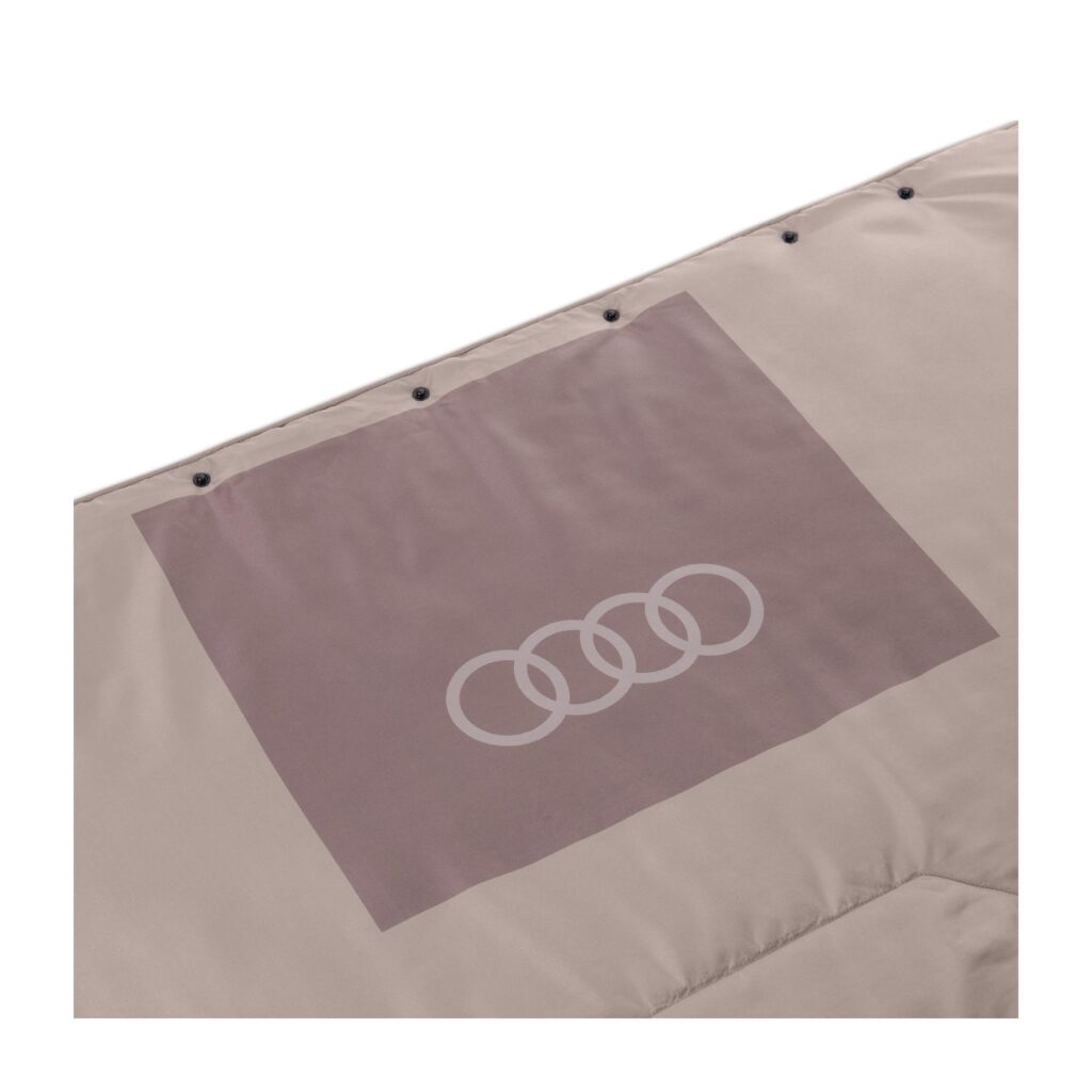 Audi Outdoordecke orange hellbraun Freizeitdecke Outdoor