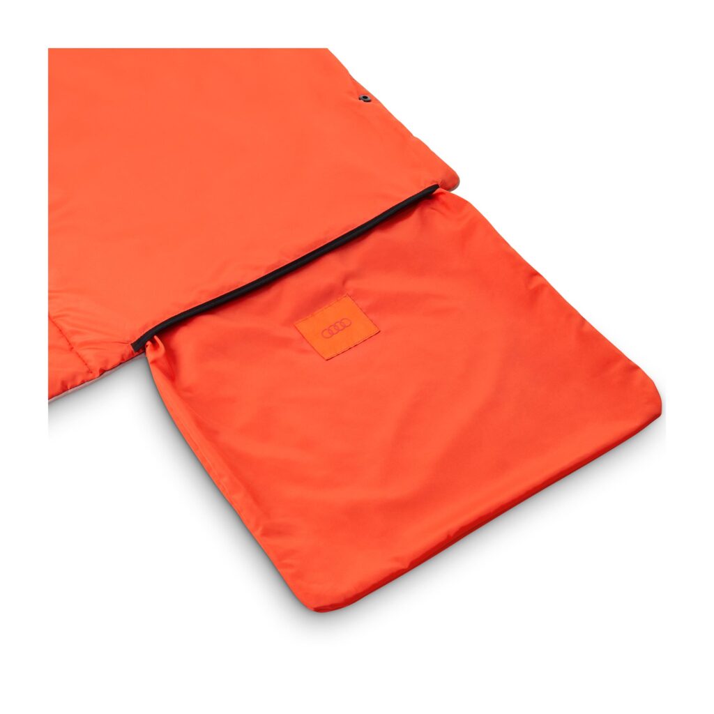 Audi Outdoordecke orange hellbraun Freizeitdecke Outdoor