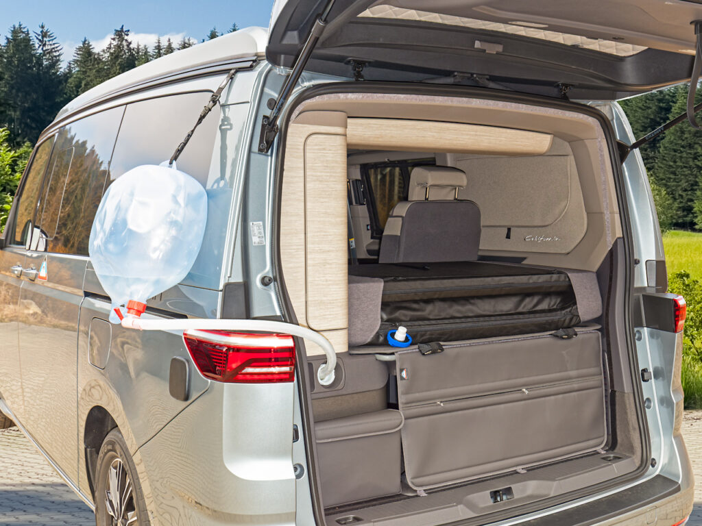 Kit de remplissage d'eau VW T7 California – Remplissage du réservoir d'eau propre pour le camping