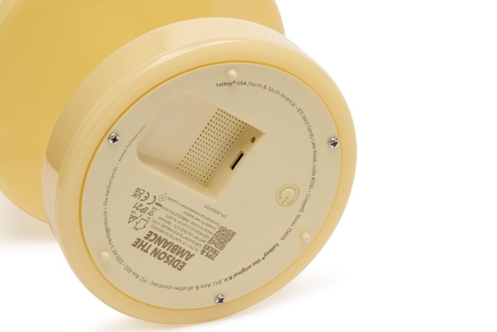 Fatboy Edison The Ambiance Pale Yellow Wireless LED Table Lamp