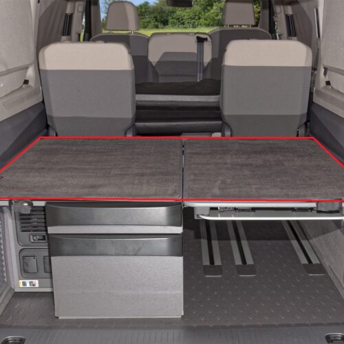 BRANDRUP iXTEND PAD Schutzmatte auf dem Heckbrett im VW T7 California Beach Camper